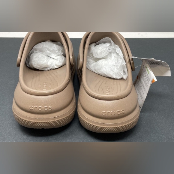 Crocs Tan Crush Platform Clogs Women's Size 9 Men's Size 7 NWT MSRP $64.99 - Picture 8 of 10